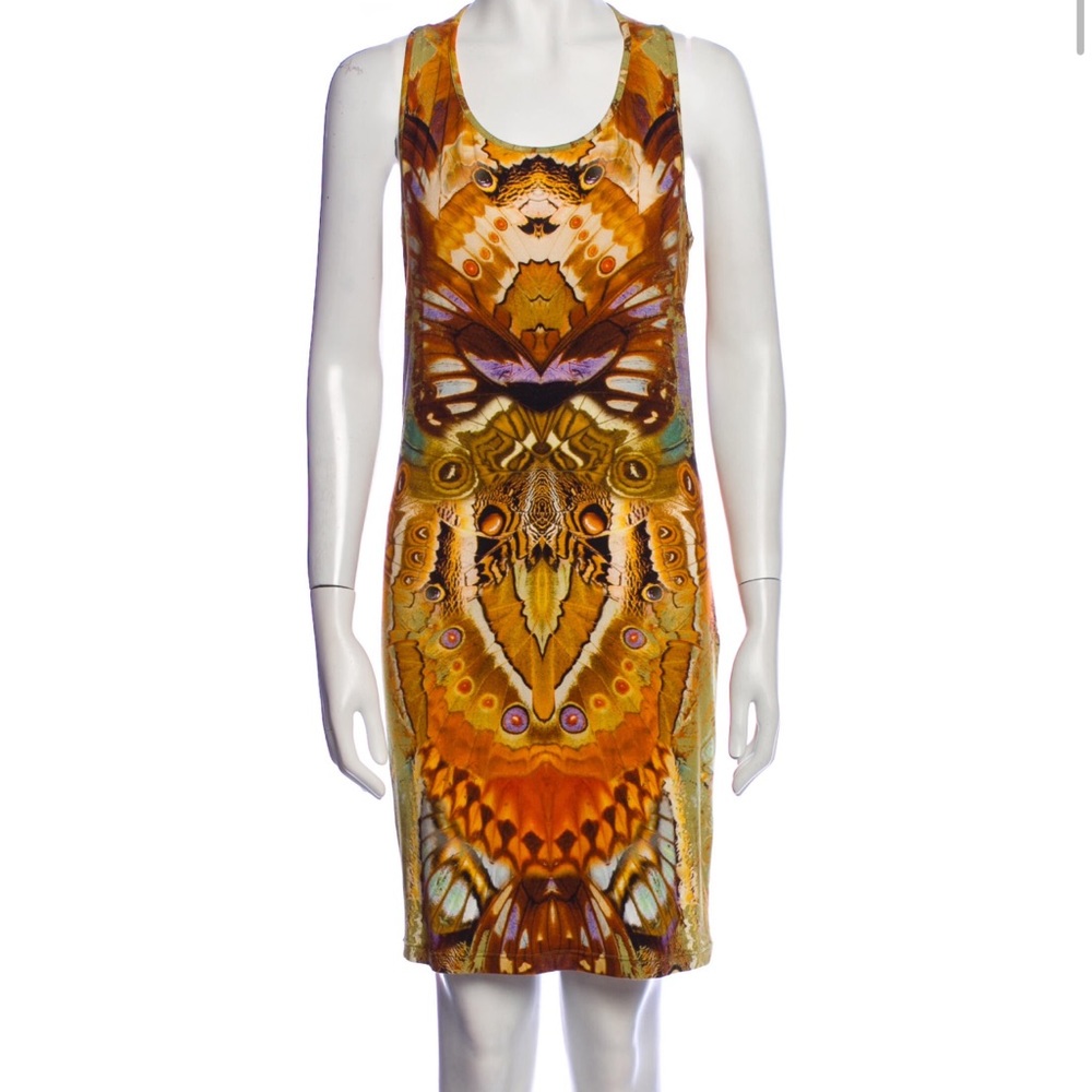 alexander mcqueen butterfly dress
